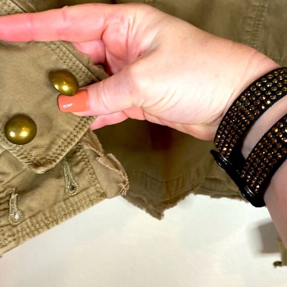 Loft Military Style Jacket Sz 4 - Picture 5 of 11